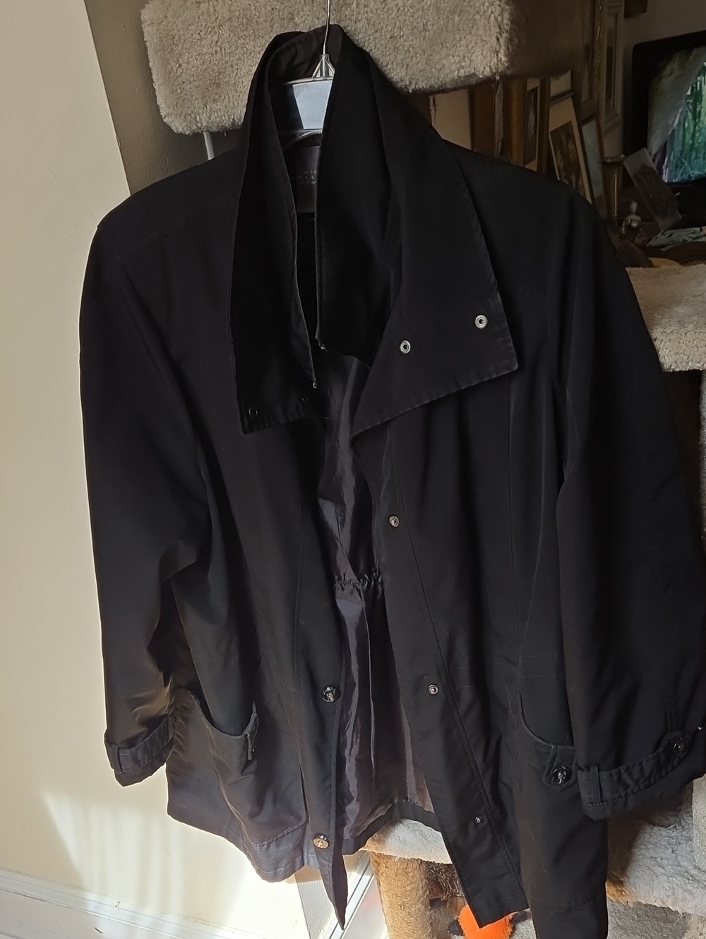 Women's Black Casual Jacket - Classic Lightweight Coat
